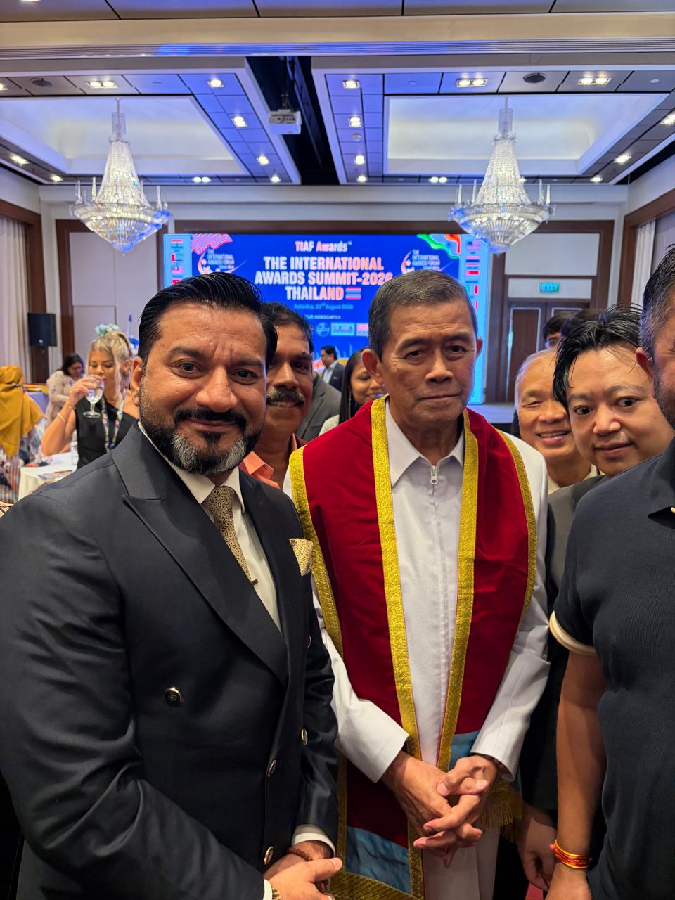 Mr. Pankaj Ashri at The International Awards Summit 2026 in Bangkok, Thailand