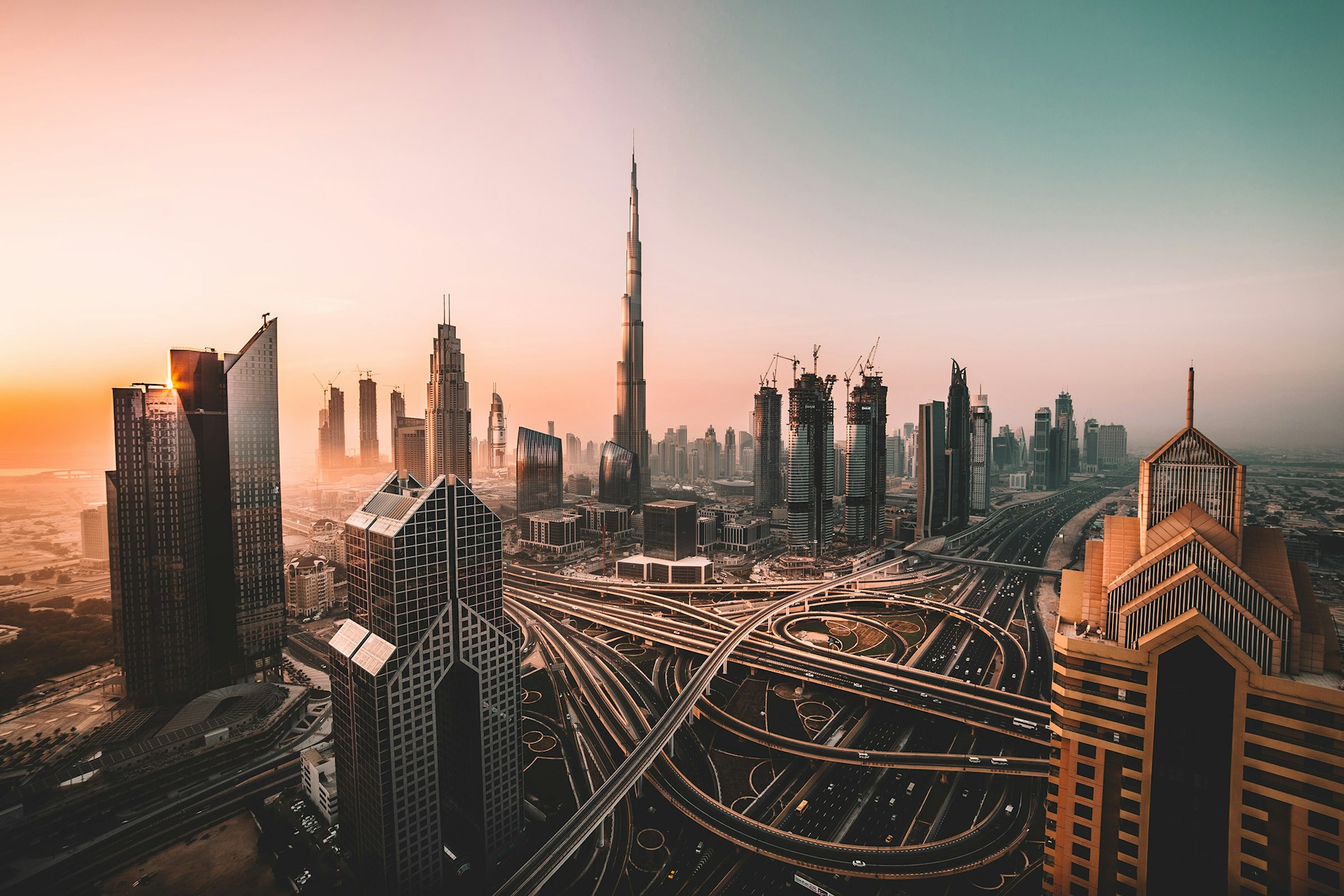 Dubai skyline, UAE